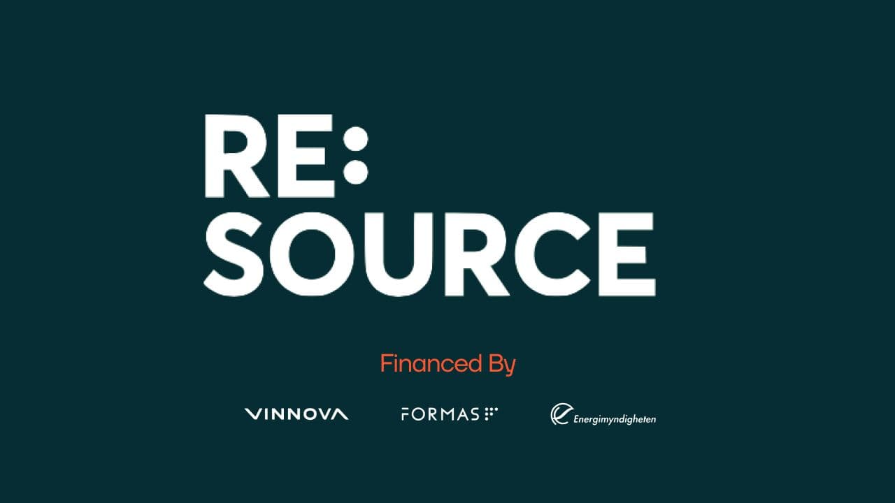 RE:Source logo vinnova logo formas logo energimyndigheten logo